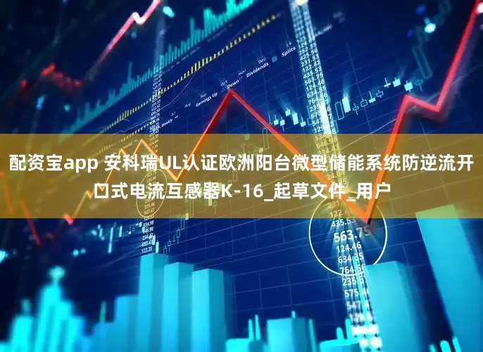 配资宝app 安科瑞UL认证欧洲阳台微型储能系统防逆流开口式电流互感器K-16_起草文件_用户